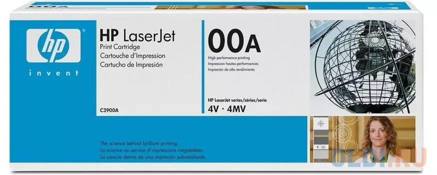 Картридж HP C3900A для HP LaserJet 4V LaserJet 4MV 8100стр Черный