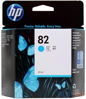 Картридж HP C4911A №82 голубой DJ500 800C