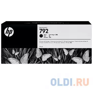 Картридж HP CN705A №792 для Designjet L26500 черный 775мл