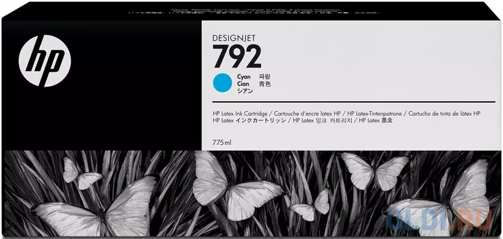 Картридж HP CN706A №792 для Designjet L26500 голубой 775мл
