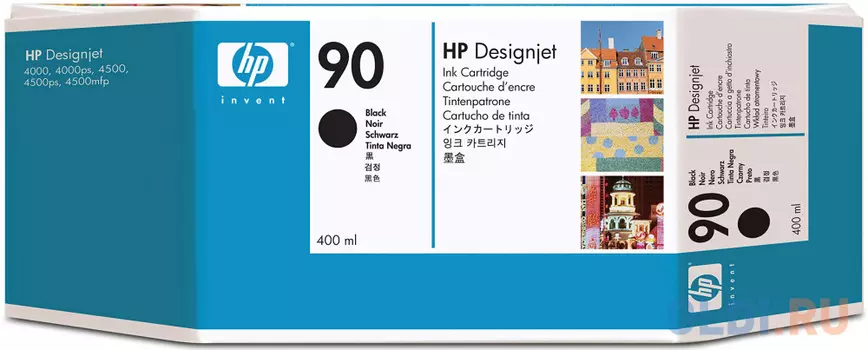 Картридж HP C5058A №90 для HP Designjet 40004000ps 4500 4500p черный
