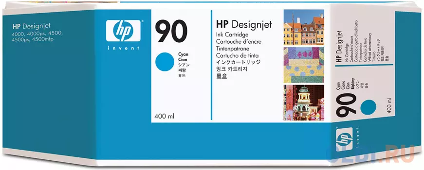 Картридж HP C5061A №90 для HP DesignJet 4000 4500 голубой