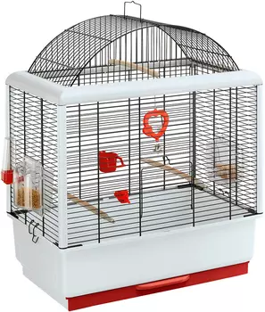 Клетка для птиц Ferplast Palladio 3 черная 50 х 30 х 64 см (1 шт)