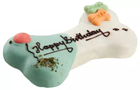 Лакомство Lolo Pets Happy Birthday торт для собак мясно-овощной (250 гр)
