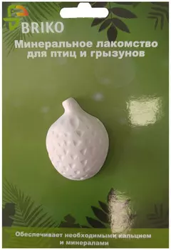 Лакомство минеральное для птиц и грызунов Briko Клубника (1 шт)