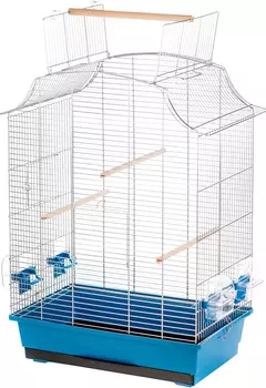 Клетка для птиц Inter-Zoo P331 Greta Cabrio оцинкованная 49,5 х 30,5 х 75 см (1 шт)