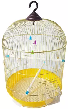 Клетка для птиц Tesoro с301 золото 34 х 54 см (1 шт)
