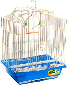 Клетка для птиц Triol 1002g золото 30 х 23 х 39 см (1 шт)
