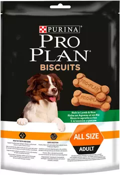 Лакомство Pro Plan Biscuits для собак с ягненком и рисом (400 гр)