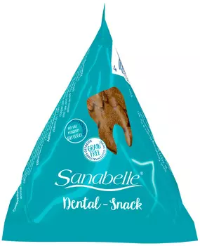 Лакомство Sanabelle Dental-snack для кошек от заболеваний зубов и десен (20 гр)