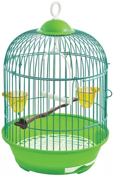 Клетка для птиц Triol A9001-1 круглая эмаль 33,5 х 44,5 см (1 шт)
