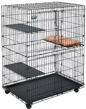 Клетка Midwest Cat Playpens черная 91 х 60 х 128 см (1 шт)