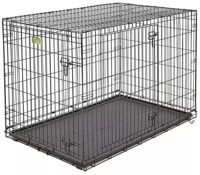 Клетка Midwest Icrate 2-х дверная черная 122 х 76 х 84 см (1 шт)