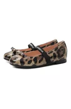 Кожаные балетки Dolce & Gabbana