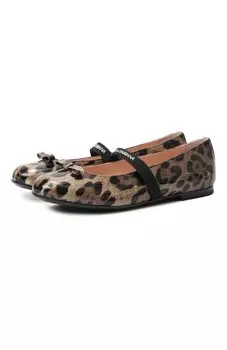 Кожаные балетки Dolce & Gabbana