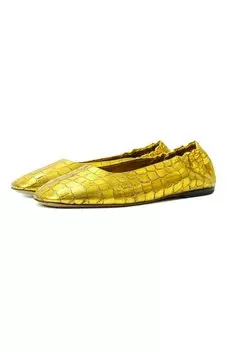 Кожаные балетки Dries Van Noten