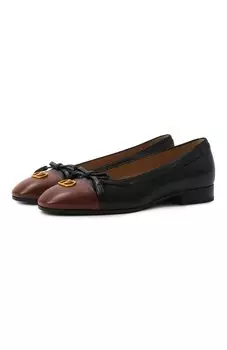 Кожаные балетки Valet Du Roi Valentino