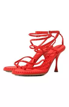 Кожаные босоножки Dot Bottega Veneta