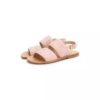 Кожаные босоножки Fendi