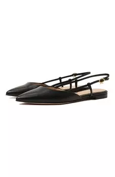 Кожаные балетки Gianvito Rossi