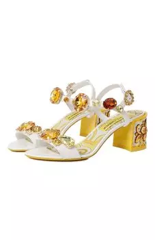 Кожаные босоножки Keira 60 Dolce & Gabbana