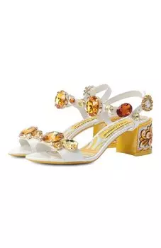 Кожаные босоножки Keira 60 Dolce & Gabbana