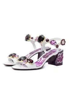Кожаные босоножки Keira 60 Dolce & Gabbana