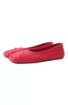 Кожаные балетки Little Bow Marni