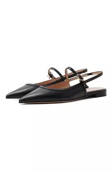 Кожаные балетки Mary Jane Gianvito Rossi
