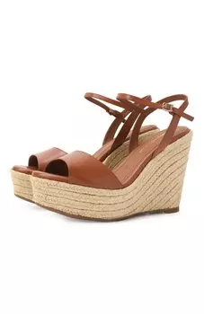 Кожаные босоножки Santoni