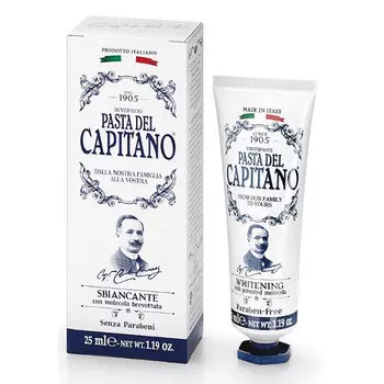 Зубная паста Pasta del Capitano Whitening with Molecula