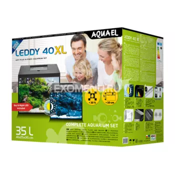 Аквариум AQUAEL LEDDY XL D&amp;N 40 прямой (35 л)
