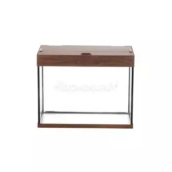 Аквариум AquaPlus 100 (700х300х560-6), 96л. прямоугольный со светильником LUX 2х18Вт, орех