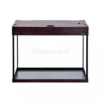 Аквариум AquaPlus 100 (700х300х560-6), 96л. прямоугольный со светильником LUX 2х18Вт, венге