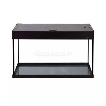 Аквариум AquaPlus 120 (800х350х490-6), 115л. прямоугольный со светильником LUX 2х18Вт. венге