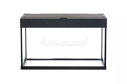 Аквариум AquaPlus 120 (800х350х490-6) прямоугольный со светильником LUX 2х18Вт. черный