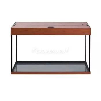 Аквариум AquaPlus 150 (900х350х560-6) прямоугольный со светильником LUX 2х25Вт. итальянский орех