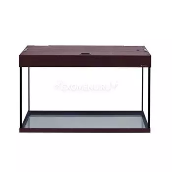 Аквариум AquaPlus 150 (900х350х560-6) прямоугольный со светильником LUX 2х25Вт. махагон
