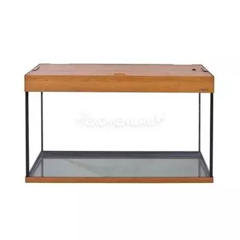 Аквариум AquaPlus 150 (900х350х560-6) прямоугольный со светильником LUX 2х25Вт. ольха