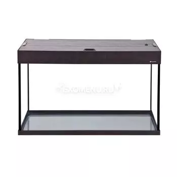 Аквариум AquaPlus 150 (900х350х560-6) прямоугольный со светильником LUX 2х25Вт. венге