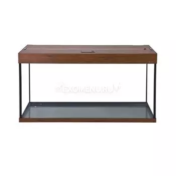 Аквариум AquaPlus 200 (1000х400х560-6/8), 185л. прямоугольный со светильником LUX 2х30Вт. орех