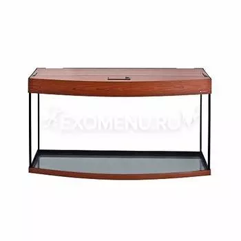 Аквариум AquaPlus LUX Ф170 итальянский орех (1000х400х560-6/8) фигурный, 165 л., с лампами Т8 2х30 Вт.