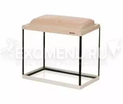 Аквариум AquaPlus STD П60 выбеленный дуб (500х300х460-5) прямоугольный, 55 л., со светильником 1х14Вт.