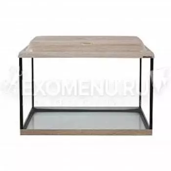 Аквариум AquaPlus STD П72 дуб сонома (600х300х460-5) прямоугольный, 66 л., со светильником 1х15 Вт.