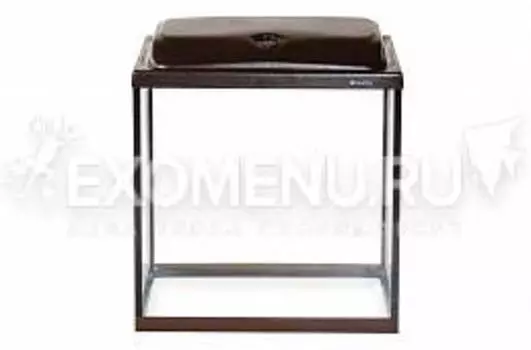 Аквариум AquaPlus STD П75 венге (500х300х560-6) прямоугольный, 68 л., со светильником 1х14Вт.