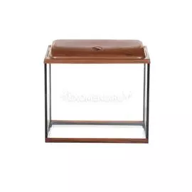 Аквариум AquaPlus STD П90 орех (600х300х560-6) прямоугольный, 82 л., со светильником 1х15 Вт.