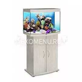Аквариум Biodesign ПАНОРАМА 60 (беленый дуб ) без свет-ка, с покр.крышками стPilkington Optifloat(пол.евр), 58 л, 56х32х44 см