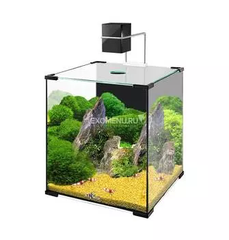 Аквариум BiodesignQ-SCAPE 20 л 27х27х31 см отверстие для кормления