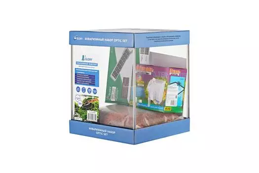 Аквариум GLOXY Optic Set Professional Edition 18 литров с оборудованием