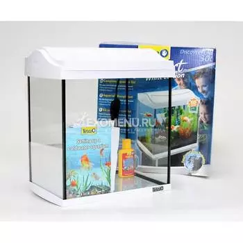 !Аквариум Tetra AquaArt 30l Goldfish БЕЛЫЙ